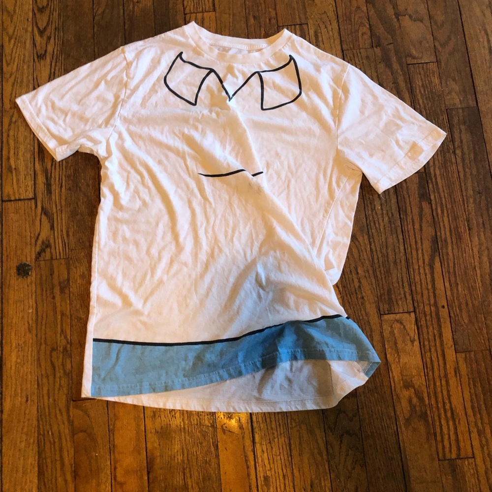 Blue and black shirt
